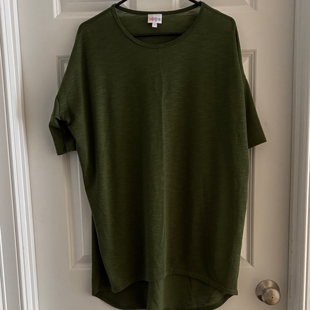 LuLaRoe Olive Green Short Sleeve Tee
